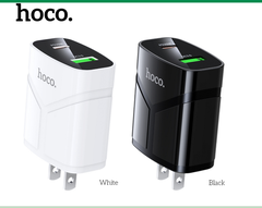 Cóc sạc nhanh 2 cổng Hoco HK50 {1 cổng usb QC3.0 + 1 cổng type c PD20w} cho iPhone 11 12 13 Pro Max chính hãng [BH 1 năm]