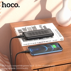 Pin sạc nhanh 22.5W HOCO J90A 10.000mAh dự phòng PD 20W QC3.0 kèm 2 cáp liền pin chính hãng [BH 1 năm] {KHÔNG BH CÁP}