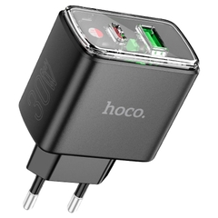 Cóc sạc nhanh 30w HOCO CS42A (1 cổng type-c vs 1 cổng usb) PD QC3.0 chính hãng [BH 1 năm]