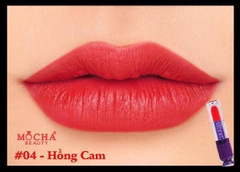 #04 HỒNG CAM- Son kem Mocha chính hãng FULLBOX xịn sò