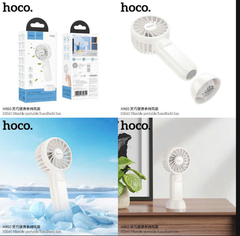 Quạt tích điện HOCO HX60 mẫu đa năng vừa cầm tay vừa để bàn siêu tiện lợi [BH 1 năm]
