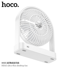 Quạt để bàn HOCO HX65 xài nguồn trực tiếp quạt siêu mỏng siêu mạnh