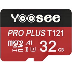 [Không vỹ/ hộp] Thẻ nhớ YOOSEE 32Gb class 10 4K (xanh/ đỏ tùy lô) chuyên xài cho camera [BH: 1 năm]