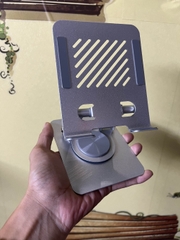 Giá đỡ điện thoại, iPad kim loại đế xoay 360 độ, loại rẻ (đế 10cmx13cm) full box