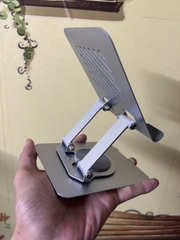 Giá đỡ điện thoại, iPad kim loại đế xoay 360 độ, loại rẻ (đế 10cmx13cm) full box