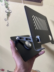 Giá đỡ điện thoại, iPad J26 kim loại đế xoay 360 độ, loại xịn (đế 14cmx12cm) full box