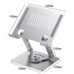 Giá đỡ điện thoại, iPad J26 kim loại đế xoay 360 độ, loại xịn (đế 14cmx12cm) full box