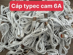 [Không Bảo Hành] Thanh lý 20 cáp sạc nhanh 6A TYPE C đầu cam dây nhựa (UsbA ra Type C)