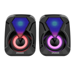 Loa vi tính có đèn led E-1053 [BH 3 tháng]