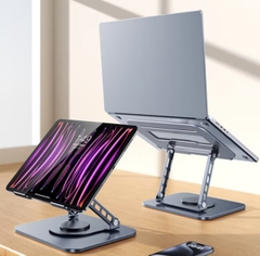 Giá đỡ điện thoại, laptop, ipad máy tính bảng Laptop SG-19 thiết kế mới đế xoay 360 độ siêu tiện lợi