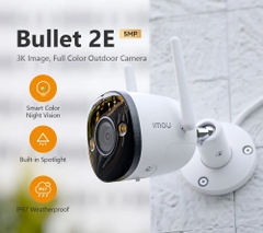 Camera IP Wifi IMOU Bullet 2E 2K 3MP ngoài trời F32FP siêu nét chính hãng [BH 1 năm]