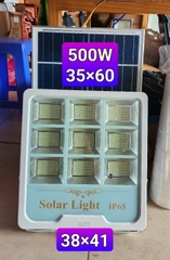 Đèn pha led năng lượng mặt trời IP65 H24 500W  [BH 6 tháng]