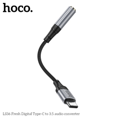 Jack chuyển đổi Hoco LS36 Type-C ra 3.5 chính hãng [BH: 1 NĂM]