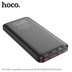 Pin sạc nhanh 22.5W HOCO J90 10.000mAh dự phòng PD 20W QC3.0 chính hãng [BH 1 năm]
