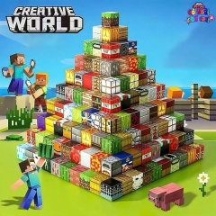 Combo 10 khối nam châm xây dựng Creative World (mẫu ngẫu nhiên) giúp bé phát triển trí não, sáng tạo [BH: NONE]