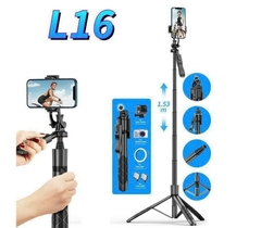 Gậy chụp hình L16 CAO 1m53  kiêm gậy 3 chân có remote siêu tiện lợi