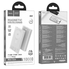 Pin sạc nhanh 22.5w không dây HOCO Q22 10.000mAh dự phòng Magnetic PD 20w chính hãng [BH 1 năm]