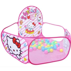 Lều bóng, nhà banh DOREAMON KITTY cho bé kèm banh