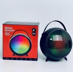 Loa bluetooth mini để bàn thiết kế hình đồng hồ QS1442 có led siêu cưng [BH: 3 tháng]