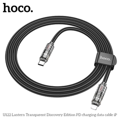Cáp sạc truyền dữ liệu Hoco U122 Cho IP c-l cổng Type-C ra Lightning chính hãng  [BH 1 NĂM]