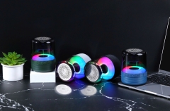 Loa bluetooth T&G TG-369 mẫu loa tròn trong suốt kèm đèn led siêu đẹp [BH 1 năm]