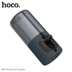 Loa bluetooth Hoco BS64 trong suốt có led siêu đẹp chính hãng [BH 1 Năm]