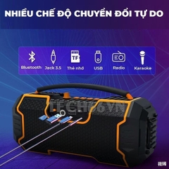 Loa Karaoke HT-M10 PORTABLE Bluetooth Kèm 1 Micro Có Dây [BH 6 tháng]