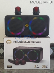 Loa Karaoke Taisiho Xbom M101 Có Đèn Led Bluetooth Kèm 2 Micro Không Dây [BH 6 tháng]
