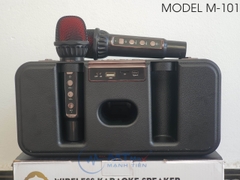 Loa Karaoke Taisiho Xbom M101 Có Đèn Led Bluetooth Kèm 2 Micro Không Dây [BH 6 tháng]