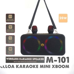 Loa Karaoke Taisiho Xbom M101 Có Đèn Led Bluetooth Kèm 2 Micro Không Dây [BH 6 tháng]