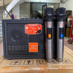 Loa bluetooth karaoke JBZ J4 mẫu loa xách tay kèm 2 micro không dây hát siêu hay [BH 6 Tháng]