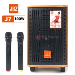 Loa kéo karaoke JBZ J7 2 mic ko dây, bass 2 tấc [BH 6 tháng]