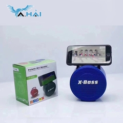 Loa bluetooth Mini X-Bass T1832 xách tay kiêm giá đỡ điện thoại [BH 3 tháng] xc63#8l2.1B2