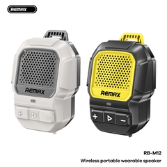Loa bluetooth REMAX RB-M12 mẫu loa bộ đàm bluetooth v5.4 pin 560mAh loa chống nước IPX67 chính hãng [BH 1 Năm]