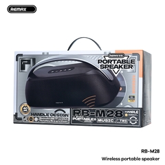 Loa bluetooth REMAX RB-M28 loa để bàn xách tay siêu đẹp kèm pin 4350mAh siêu trâu