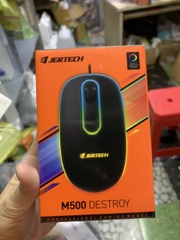 Chuột có dây JERTECH M500 chuyên game có đèn led chính hãng [BH 6 tháng]