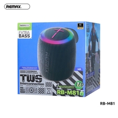 Loa bluetooth V5.4 Remax RB-M81 pin 1200mAh 7W có đèn led kèm móc treo siêu đẹp chính hãng [BH 1 Năm]
