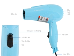 Máy sấy tóc Sunhouse SH2305 gấp gọn tiện lợi [BH: 1 Tháng]