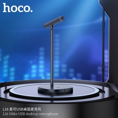 Micro thu âm, livestream HOCO L16 Mike Usb-C để bàn (desktop) chính hãng [BH 1 năm]
