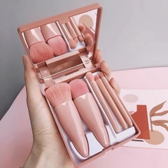 Hộp cọ trang điểm kèm gương 5 món [BH: NONE]