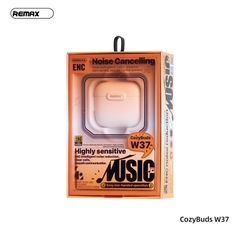 Tai nghe bluetooth REMAX Cozybuds W37 True Wireless V5.4 kiểu dáng airpods chính hãng [BH: 1 năm]