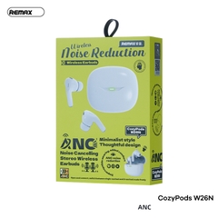 Tai nghe bluetooth REMAX Cozybuds W26N ANC kiểu dáng airpods true wireless chính hãng [BH 1 năm]
