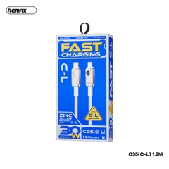 Cáp sạc nhanh 30W Remax C35 (c-l) cáp Type C ra Iphone  dài 1m2 có đèn báo sạc chính hãng [BH 1 Năm]