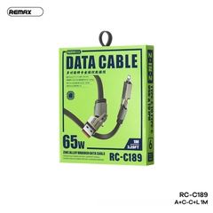 Cáp sạc nhanh 65w REMAX RC-C189 1.2m 4 đầu đa năng 4in1 chính hãng [BH 1 năm] (usb ra iphone, usb ra type-c, typec ra lightning, 2 đầu type c)