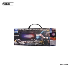 Loa bluetooth REMAX RB-M67 có đèn led quai xách chính hãng [BH 1 năm]