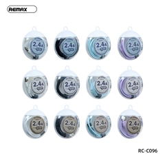 Cáp sạc nhanh 2.1A Remax RC-C096 iPhone Lightning (a-l, usb ra Lightning iphone) 1m chính hãng [BH: 1 NĂM]