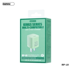 Cóc sạc nhanh 20w REMAX RP-U1 CN 1 cổng Type-C chính hãng [BH 1 năm]