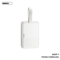 Pin sạc nhanh 30w không dây REMAX MCP-1 10.000mAh dự phòng có sạc không dây Magnetic kèm móc treo siêu đẹp [BH 1 Năm]