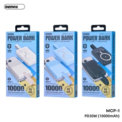 Pin sạc nhanh 30w không dây REMAX MCP-1 10.000mAh dự phòng có sạc không dây Magnetic kèm móc treo siêu đẹp [BH 1 Năm]