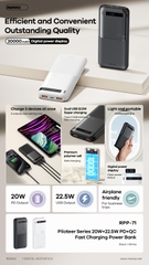 Pin sạc nhanh 22.5w REMAX RPP-71 10.000mAh dự phòng QC3.0+ PD22.5W có màn hình led hiển thị chính hãng [BH: 1 NĂM]